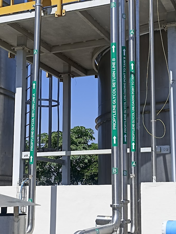 Pipeline Marking Stickers